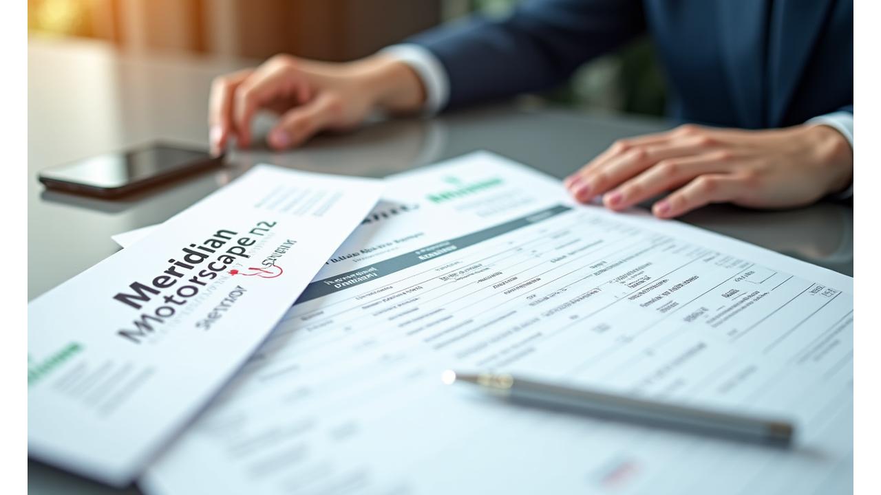 Close-up view of a detailed service invoice with a tyre warranty certificate, symbolizing transparency and trust.